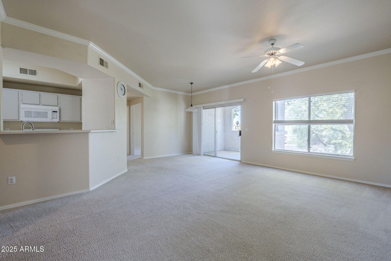 Living room to patio