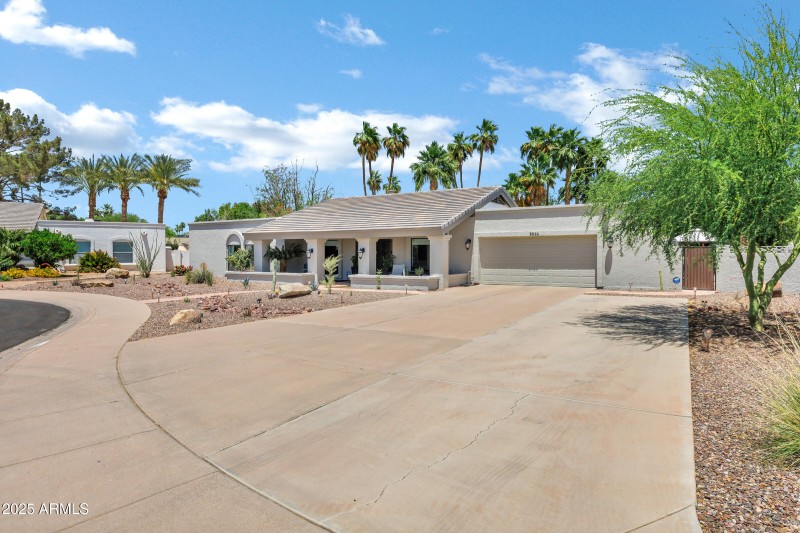 Large Driveway for Added Parking Space