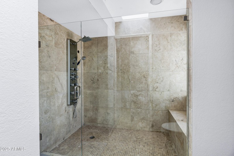 Huge Walk-In Shower in Primary