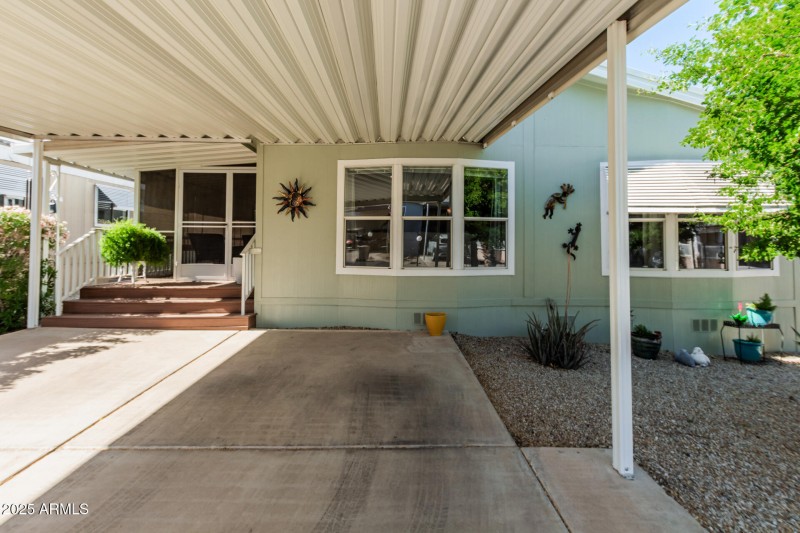 Covered 2 Car Carport