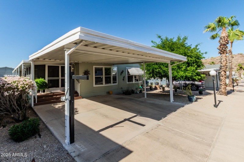 Covered 2 Car Carport