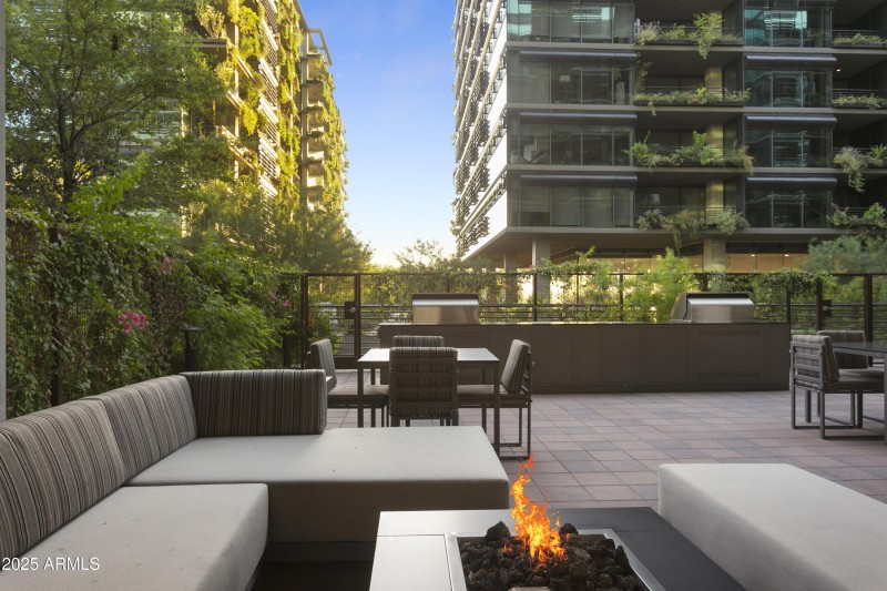 Outdoor Party Area Fire Pit