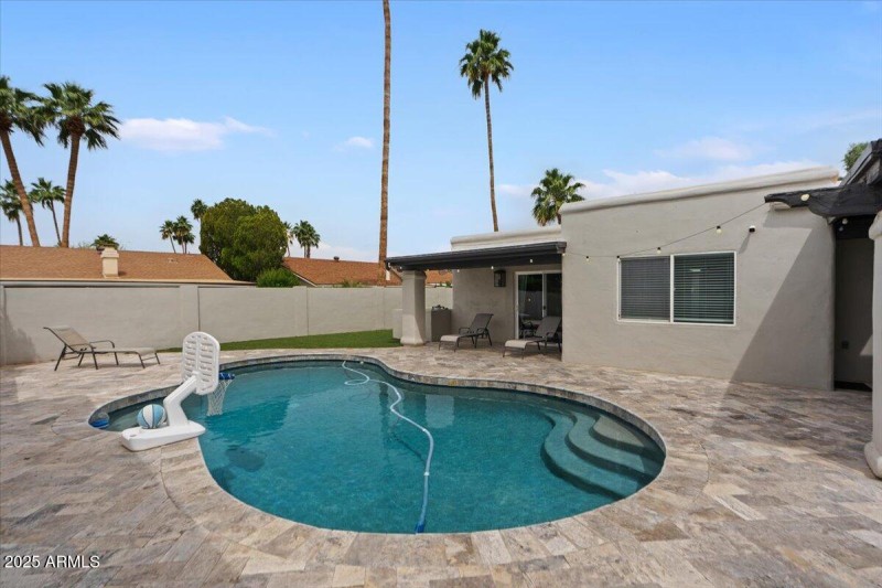 35-Pool and back of home