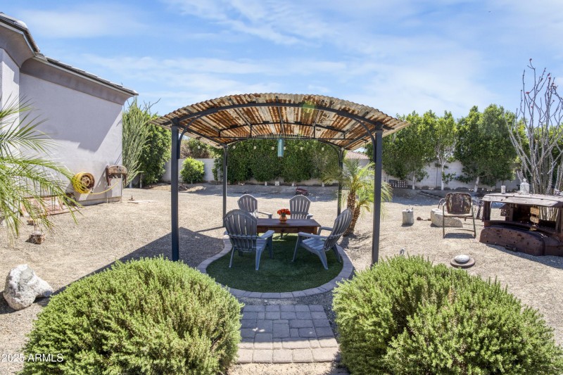 Outdoor sitting area