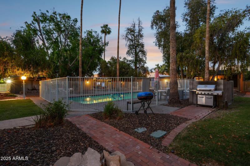 Community at twilight