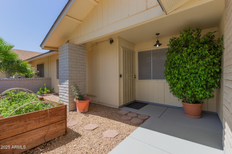 Front Porch and Planter