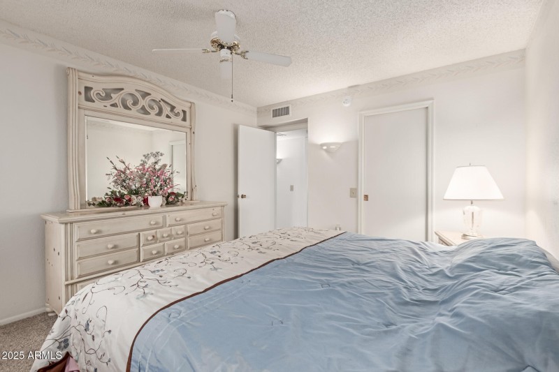 Master Bedroom and Walk In Closet