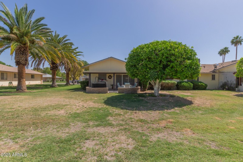 Back Patio & and Green Belt