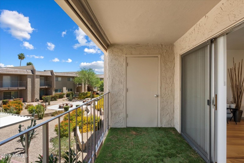 Private Patio/Storage