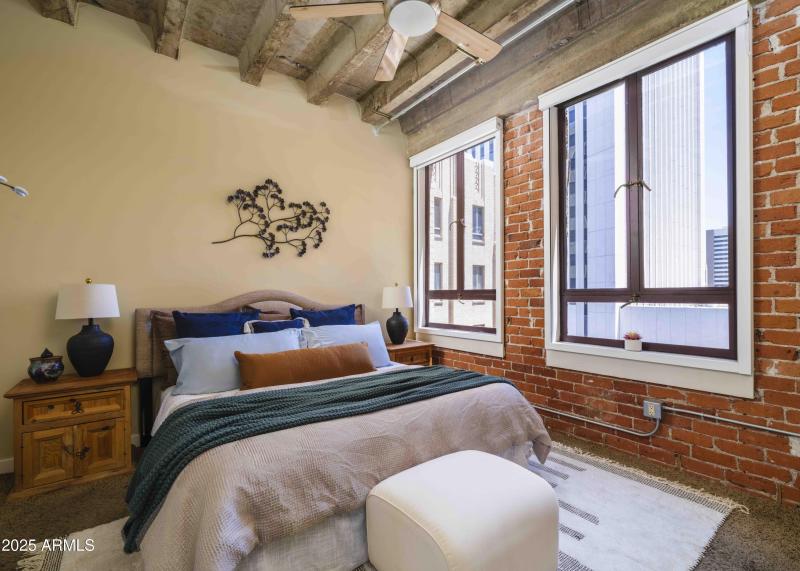 Primary Bedroom w/ Blackout Shades