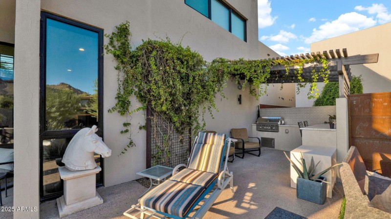 Outdoor Kitchen and pergola
