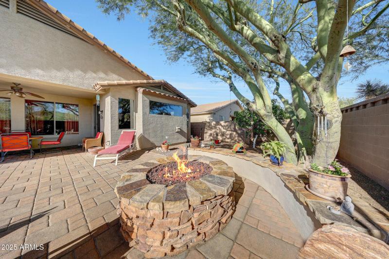 Firepit with seating