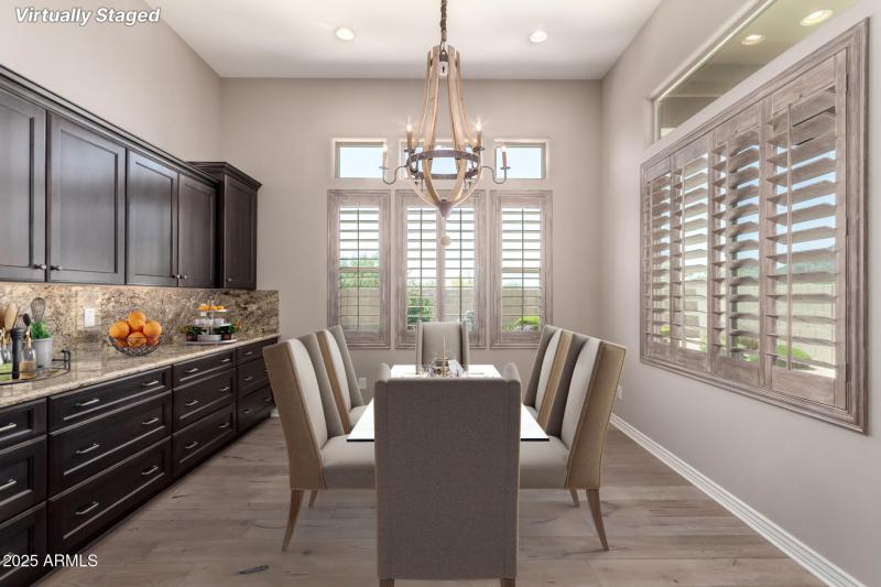 Staged Dining Room