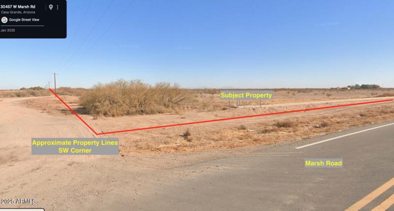 SW Corner Marsh Road