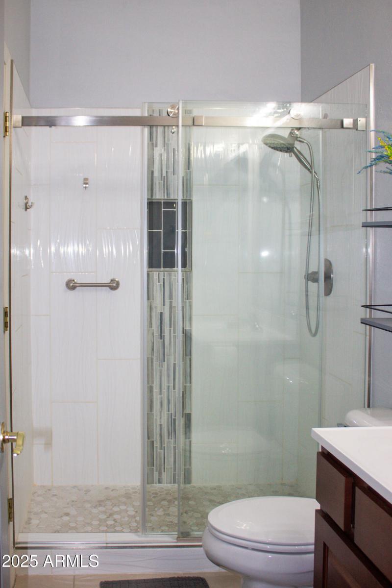 Custom walk-in shower