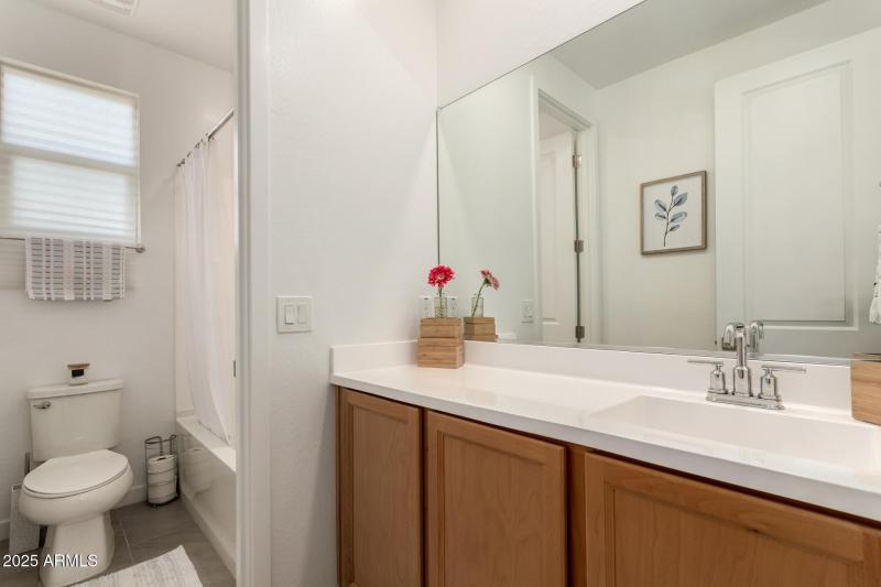 guest bathroom upstairs