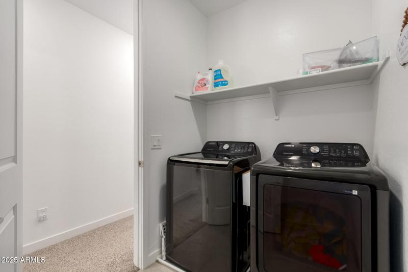 upstairs laundry room