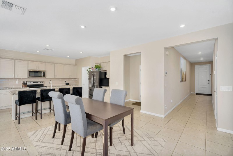 Dining Room Flows into Chef’s Kitchen