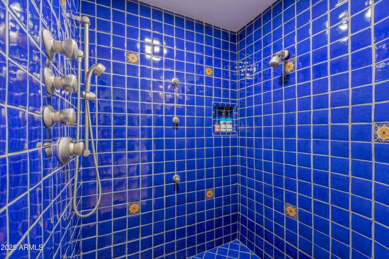 Walkin shower with mult shower heads