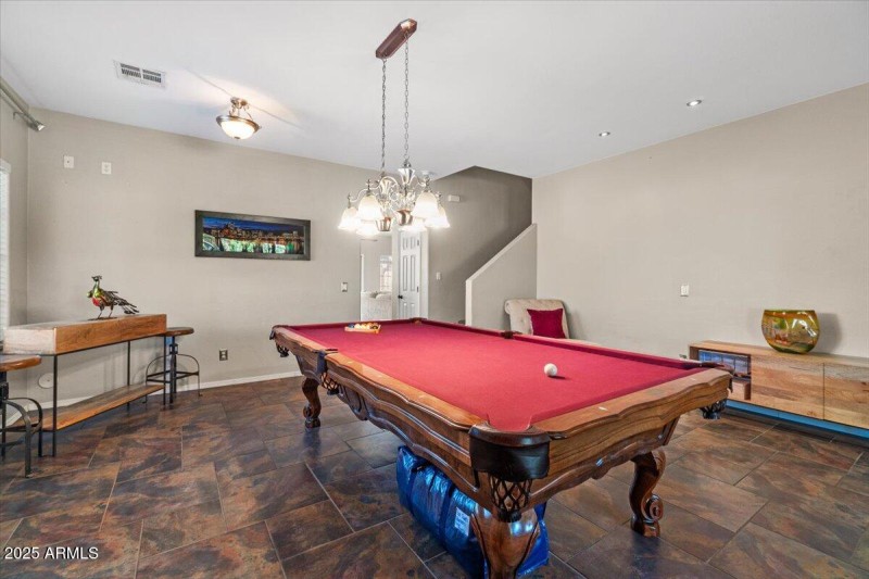 Living and Dining or Game Room