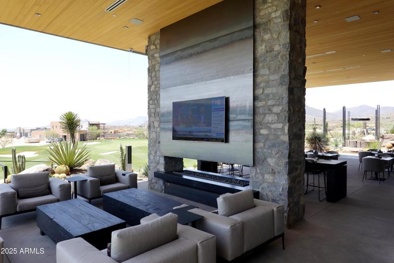 Seven Clubhouse Outside seating area