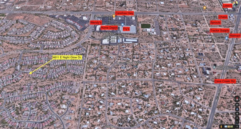 Area MapLooking North