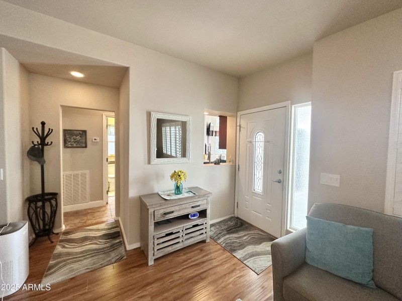 ENTRY TO PARK MODEL OFF AZ ROOM