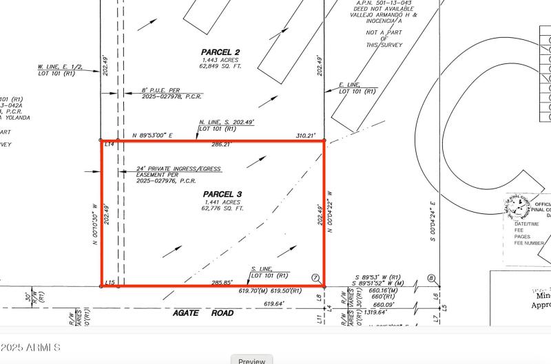Agate Survey Parcel 3 Zoom