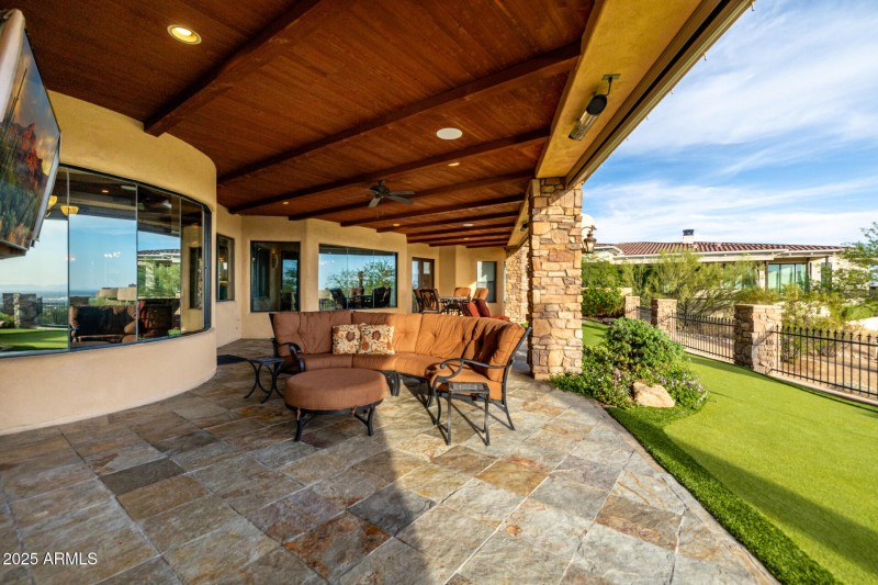 One of Many Outdoor Patios