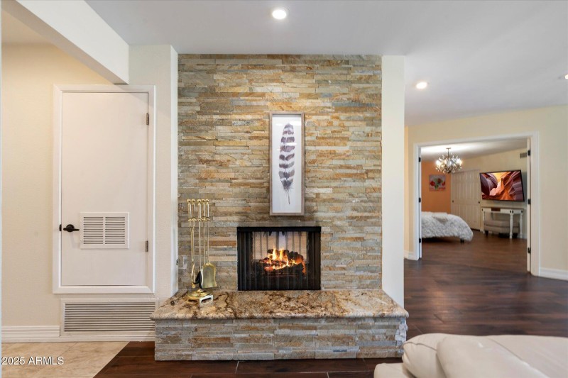 Fireplace in Living Room