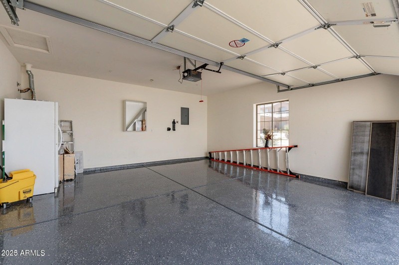 Garage w/Epoxy Flooring