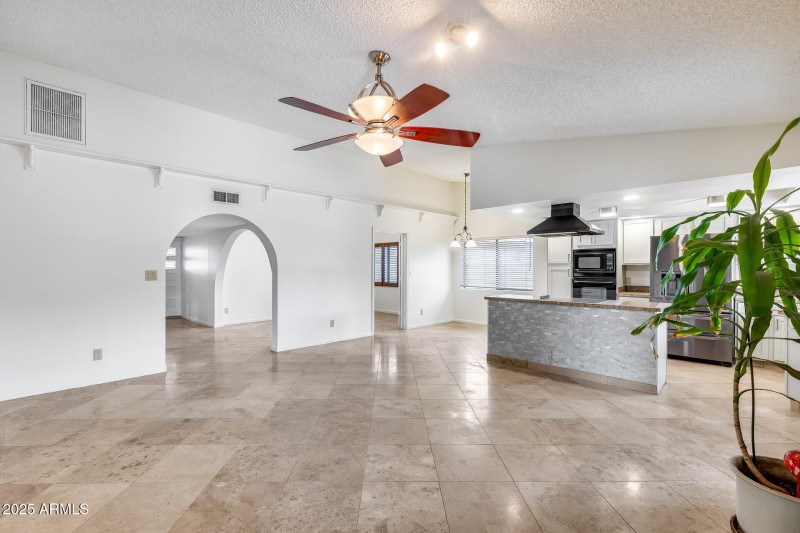 Open view from Living Room