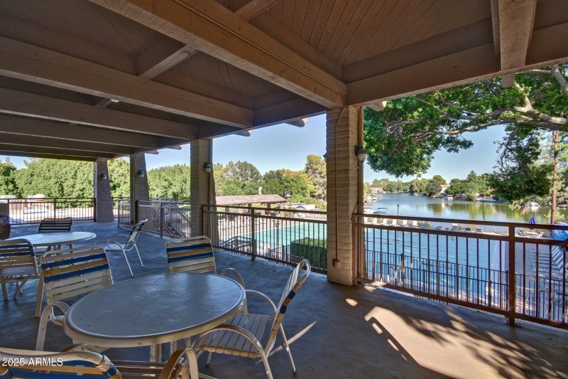 THE LAKES CLUBHOUSE BALCONY