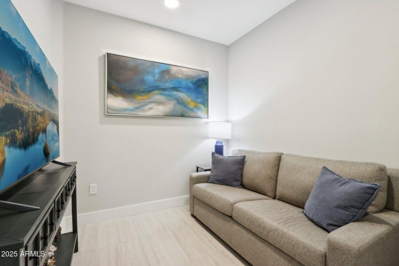 Den / Flex Room with Modern Bar Door