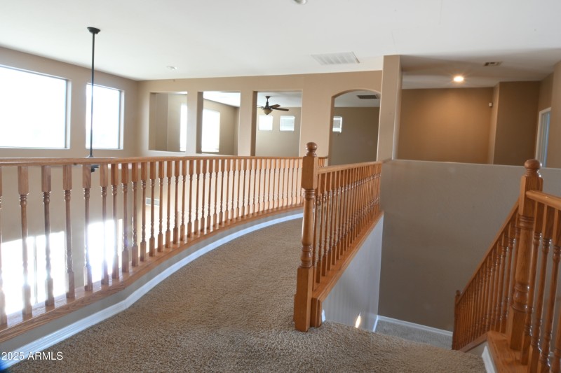 upstairs walkway
