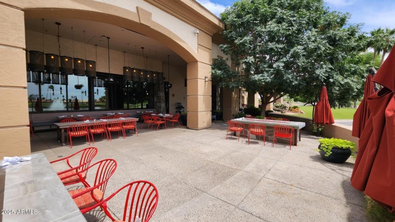 Restaurant Patio Area