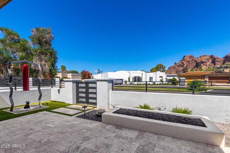 Front Patio with Firepit