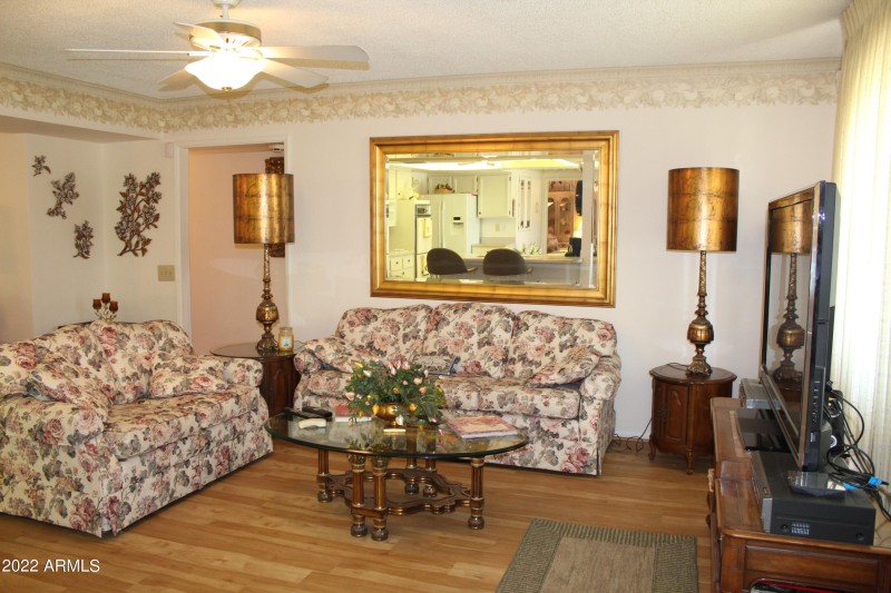 Family Room with large TV