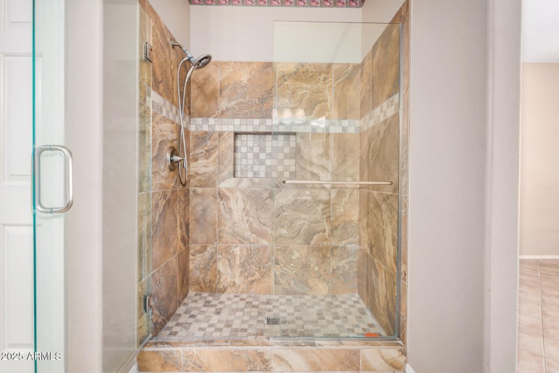 Walk in Master Shower