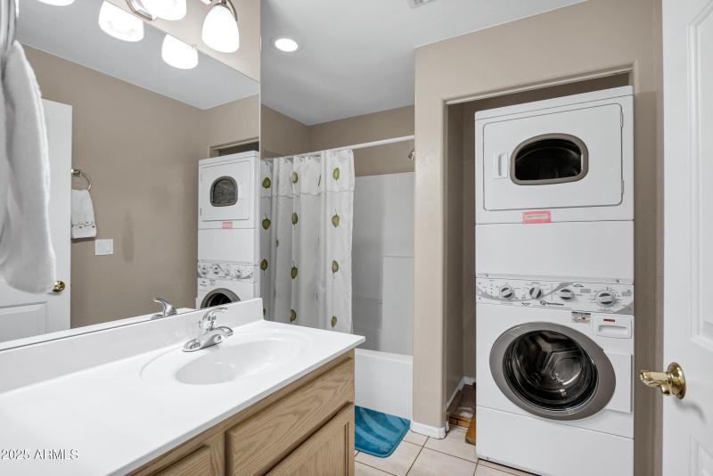 Master bath & laundry