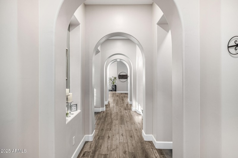 ARCHED HALLWAY
