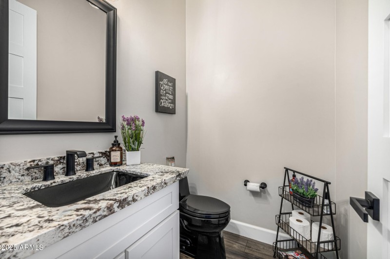 DOWNSTAIRS POWDER ROOM