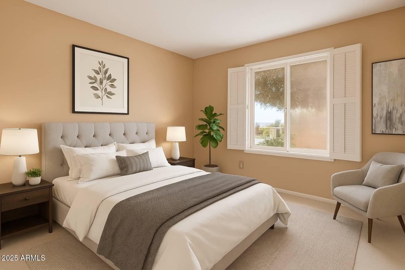 virtually staged bdrm 4