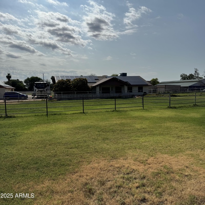 View across the front pasture