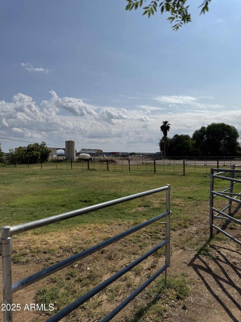 One of 5 fenced pastures