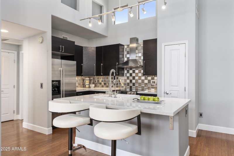 Kitchen with Modern Custom Cabinets