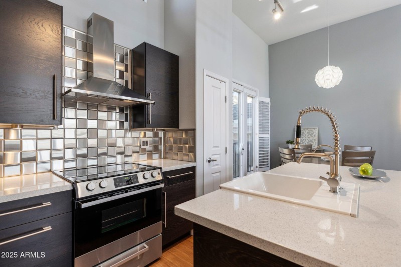Farmhouse Sink with Designer Fixtures