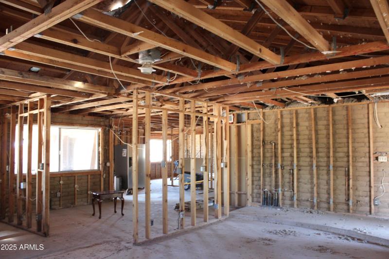 Inside of structure area