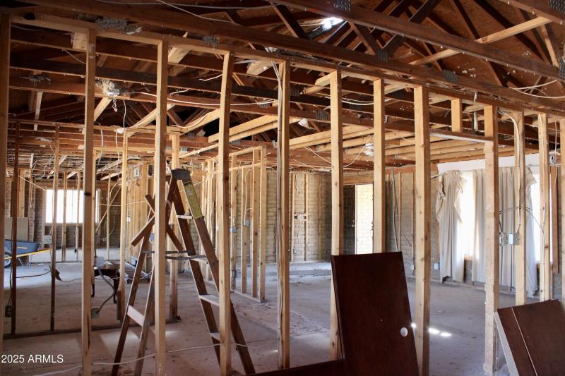 Inside of structure area