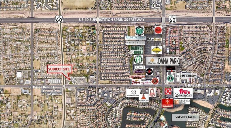 3048 E Baseline Rd Aerial with Logos (Me